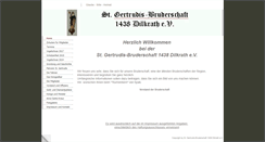 Desktop Screenshot of gertrudisbruderschaft.dilkrath.de